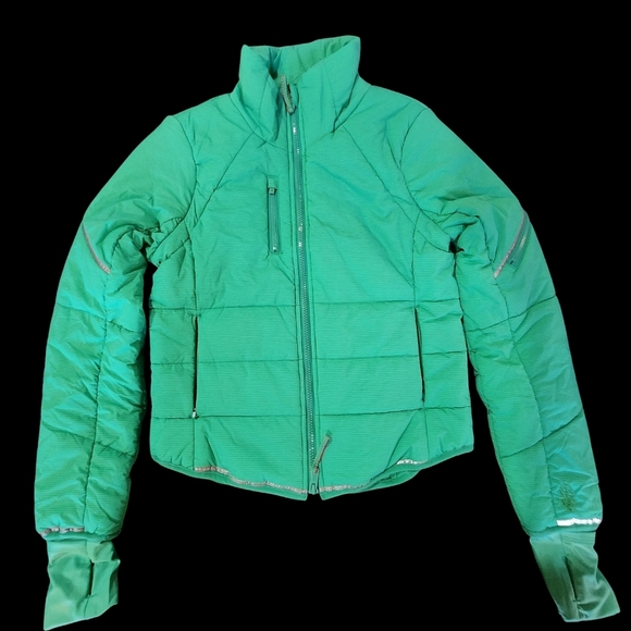 FP Movement by Free People Jackets & Blazers - Free People Gathering Storm Run Puffer in Lucky Charm (green) Size Small NEW